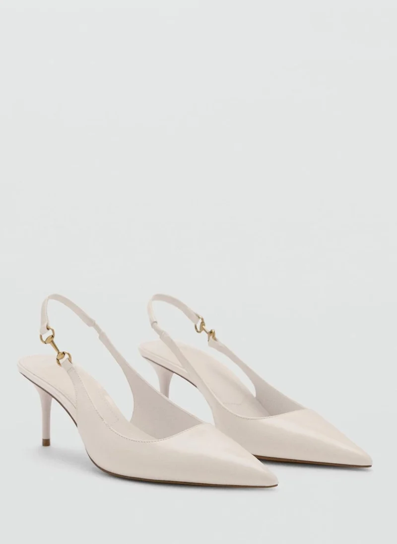 MANGO Heeled Shoes With Link Detail