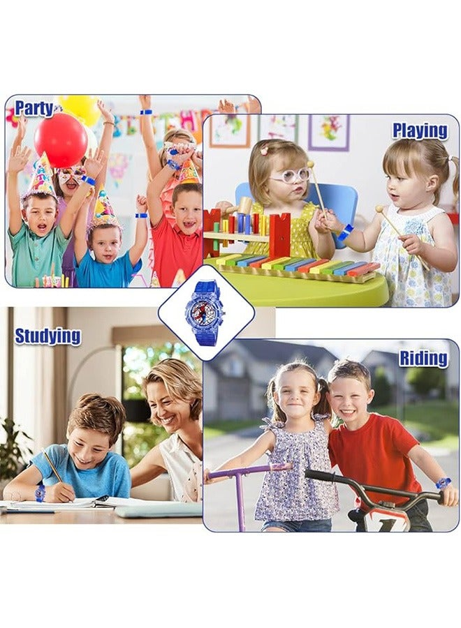 MARVEL Kids Colorful Luminous Cartoon Watch - Superhero Analog Watch for Boys & Girls, Adjustable Strap Learning Time Wrist Watch - Image 3