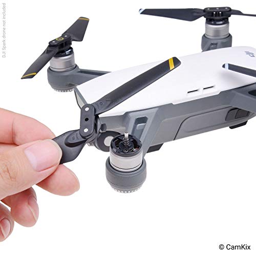 CamKix Propellers Replacement for DJI Spark - 2 Sets (8 Blades) - With Convenient Storage Box - Quick Release Foldable Wings - Flight Tested Design - Essential Accessory For Your DJI Spark Drone - Image 4