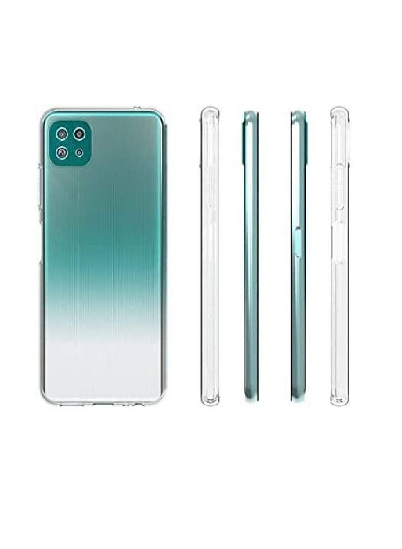 فيسوس Samsung Galaxy A22 5G شفاف شفاف واضحة الصدمات TPU غلاف علبة الهاتف الخلوي - Image 2