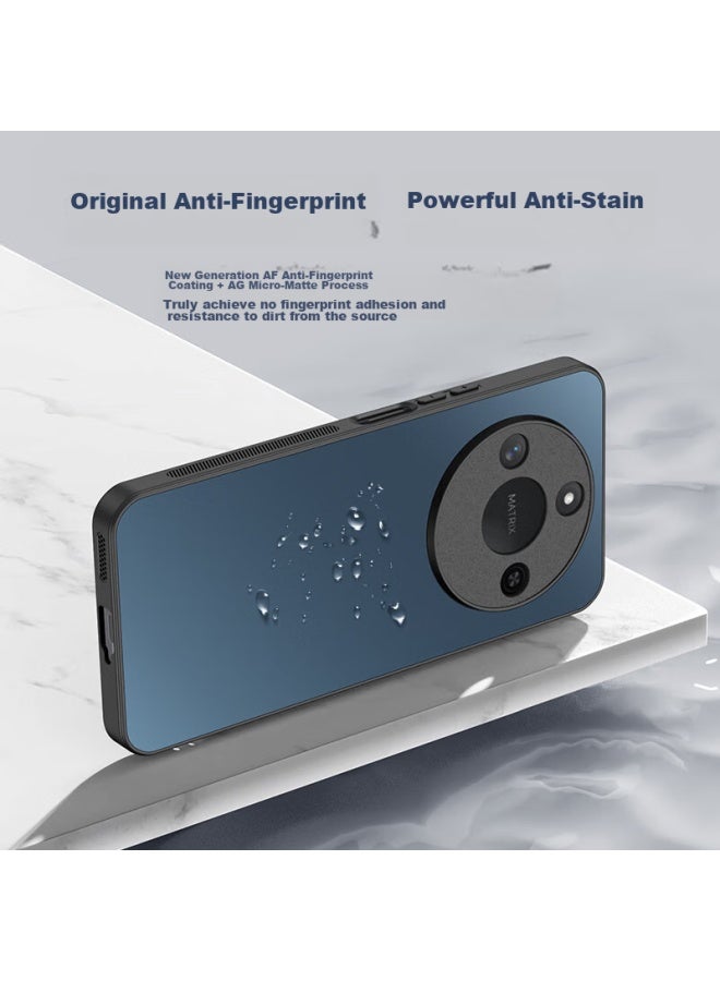 Hotfire Ag Matte Case For Honor X60, Honor X60 Protective Cover Matte Full Body Ultra Thin Anti-drop Anti-fingerprint Personality - Graphite Black - Image 4