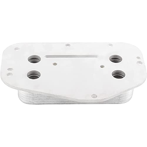 MYSMOT 55355603 Engine Oil Cooler for Chevrolet Aveo 2009-2011 L4 1.6L Cruze 2010-2014 L4 1.8L Sonic 2012-2015 L4 1.8L Pontiac G3 2009-2010 L4 1.6L Saturn Astra 2008-2009 L4 1.8L, 5650833 55571687 - Image 3