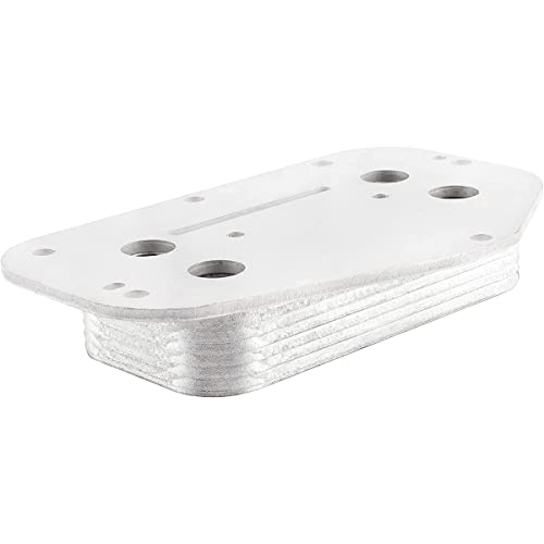 MYSMOT 55355603 Engine Oil Cooler for Chevrolet Aveo 2009-2011 L4 1.6L Cruze 2010-2014 L4 1.8L Sonic 2012-2015 L4 1.8L Pontiac G3 2009-2010 L4 1.6L Saturn Astra 2008-2009 L4 1.8L, 5650833 55571687 - Image 4