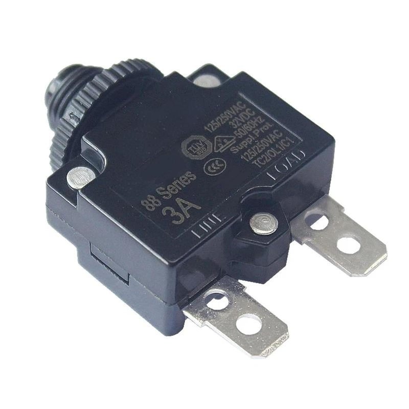 5A Style Circuit Breaker Switch 125 250VAC 32 50VDC 3 30A Current Rating 1000A Interrupting Capacity - Image 1