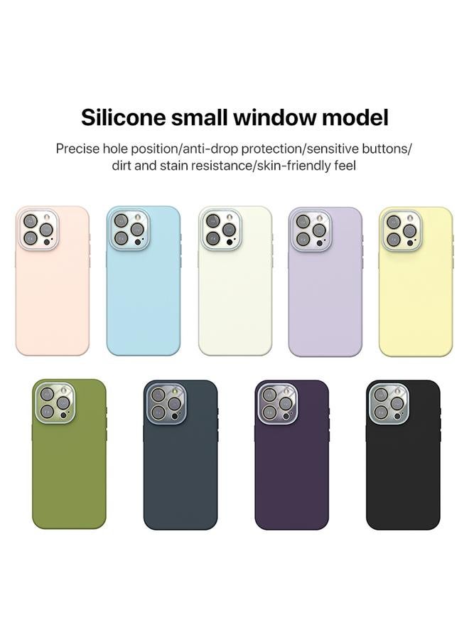 Zaboon Case For iPhone 12 Acrylic Lens Film + Liquid Silicone Full Coverage Phone Case - Image 2