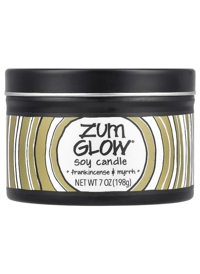 ZUM ZUM, Glow®, Soy Candle, Frankincense & Myrrh, 7 oz (198 g)  - Image 1
