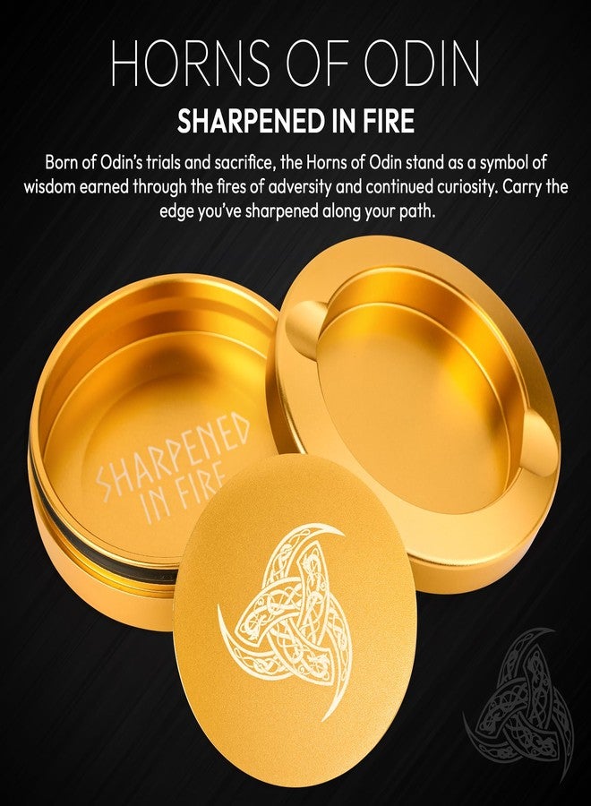 Nordicool Horns of Odin Metal Zyn Can | Dual Compartment Nicotine Pouch Container & Zyn Holder | Odor-Proof Snus Can | EDC Pocket Tin | Zyn Gift for Men | PathForger Series (Dual) - Image 2
