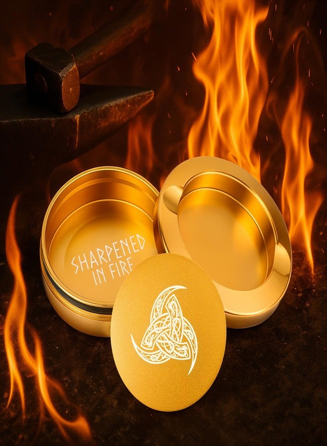 Nordicool Horns of Odin Metal Zyn Can | Dual Compartment Nicotine Pouch Container & Zyn Holder | Odor-Proof Snus Can | EDC Pocket Tin | Zyn Gift for Men | PathForger Series (Dual) - Image 3