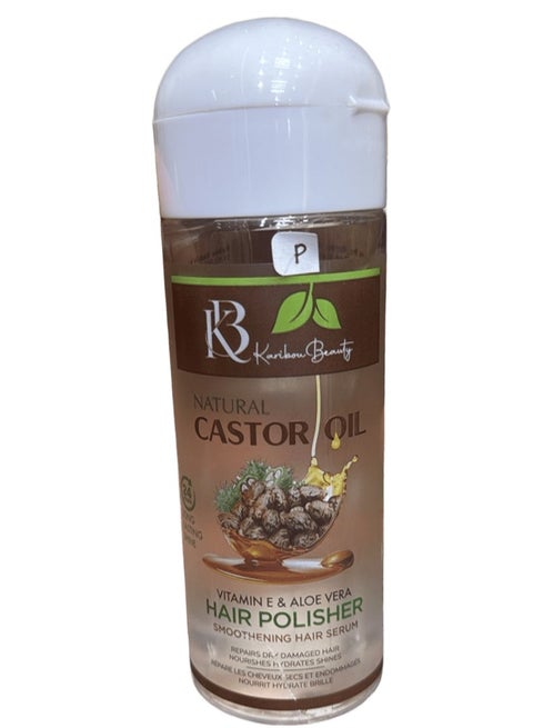 Karibou Beauty Natural Castor Oil With Vitamin E And Aloe Vera Hair  Polisher Serum | Best Price KSA | Riyadh, Jeddah
