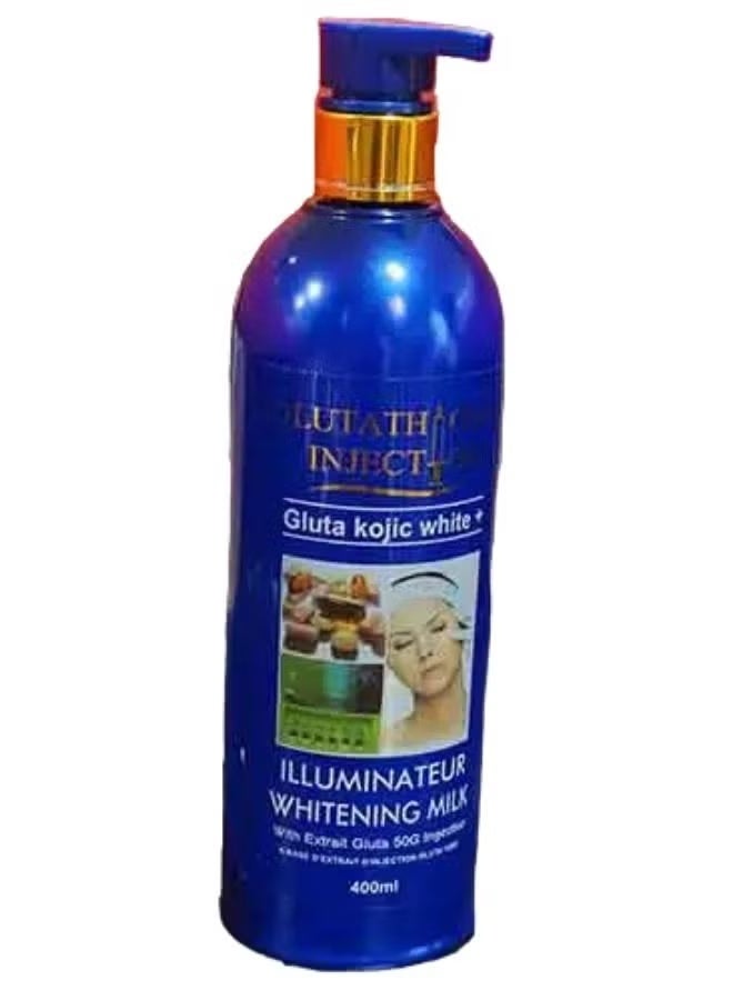 Gluta Whitening Milk Gluta Kojic Terminal White + Strong Extreme Illuminateur Body Lotion 400 ml