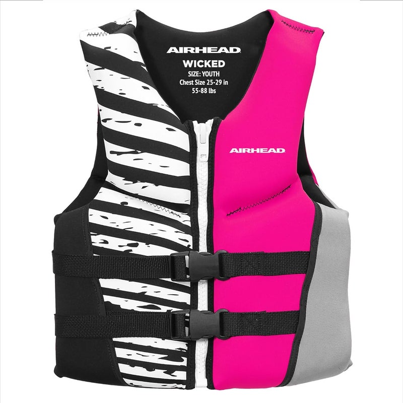 Airhead Wicked Kwik-Dry NeoLite Flex Lift Jacket | US Coast Guard Approved, Designed for Water Sports, Multiple Sizes - Image 1