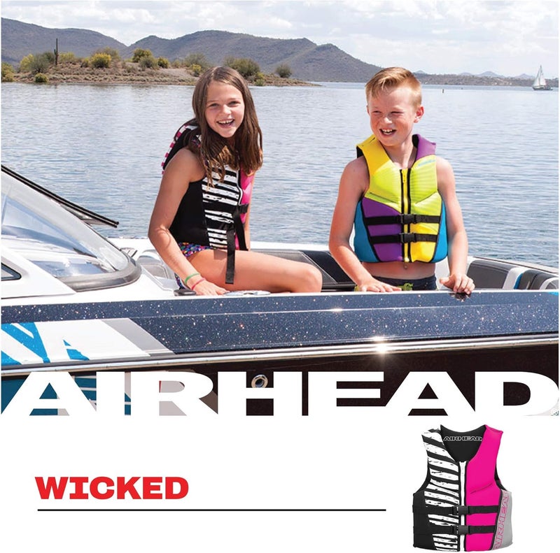 Airhead Wicked Kwik-Dry NeoLite Flex Lift Jacket | US Coast Guard Approved, Designed for Water Sports, Multiple Sizes - Image 5