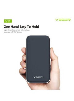 VEGER 25000 mAh Power Bank 92.5 Watt, Stay Charged On-The-Go Power Bank in Sleek Black Finish  - Image 3