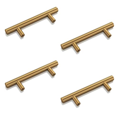 Atlantic Cabinet Pull Handle – Antique Finish, 4-Inch Total Length, 64mm Hole-to-Hole, Pack of 4 – Durable & Elegant Hardware for Kitchen & Bathroom Cabinets - Image 1