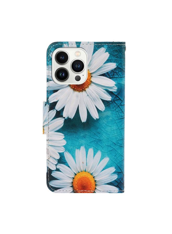 اس-توب جراب هاتف iPhone 16 Pro Max من الجلد القابل للطي برسومات ملونة ثلاثية الأبعاد - Image 3