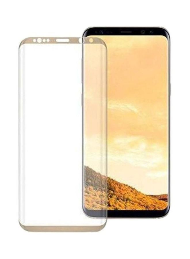 shAyzee 3D Curved Screen Protector Samsung Galaxy S8 Plus Gold - Image 1