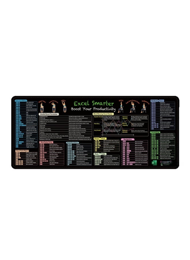 Large Gaming Mouse Pad 800x300 Stitched Edges Smooth Cloth Surface Non-Slip Rubber Base Waterproof Mousepad 3MM Thick - Image 4