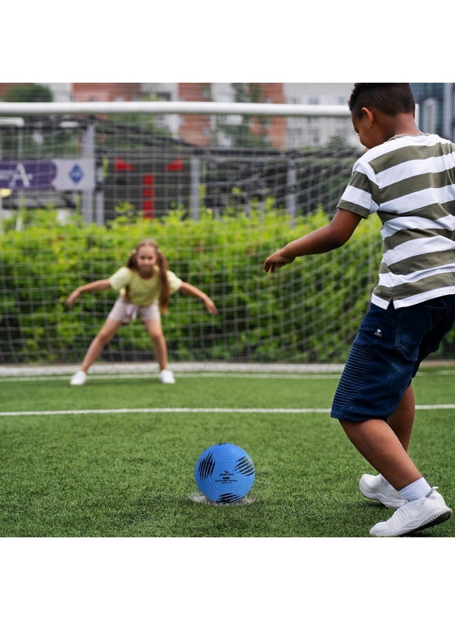 مايور كرة قدم للأطفال من مايور سامي – الحجم 3، لون أزرق | كرة داخلية وخارجية من PVC للأطفال دون 9 سنوات - Image 5