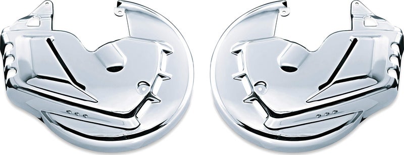 Kuryakyn 7450 Motorcycle Accent Accessory Front End Rotor Covers for Honda Gold Wing GL1800  F6B Motorcycles Chrome 1 Pair