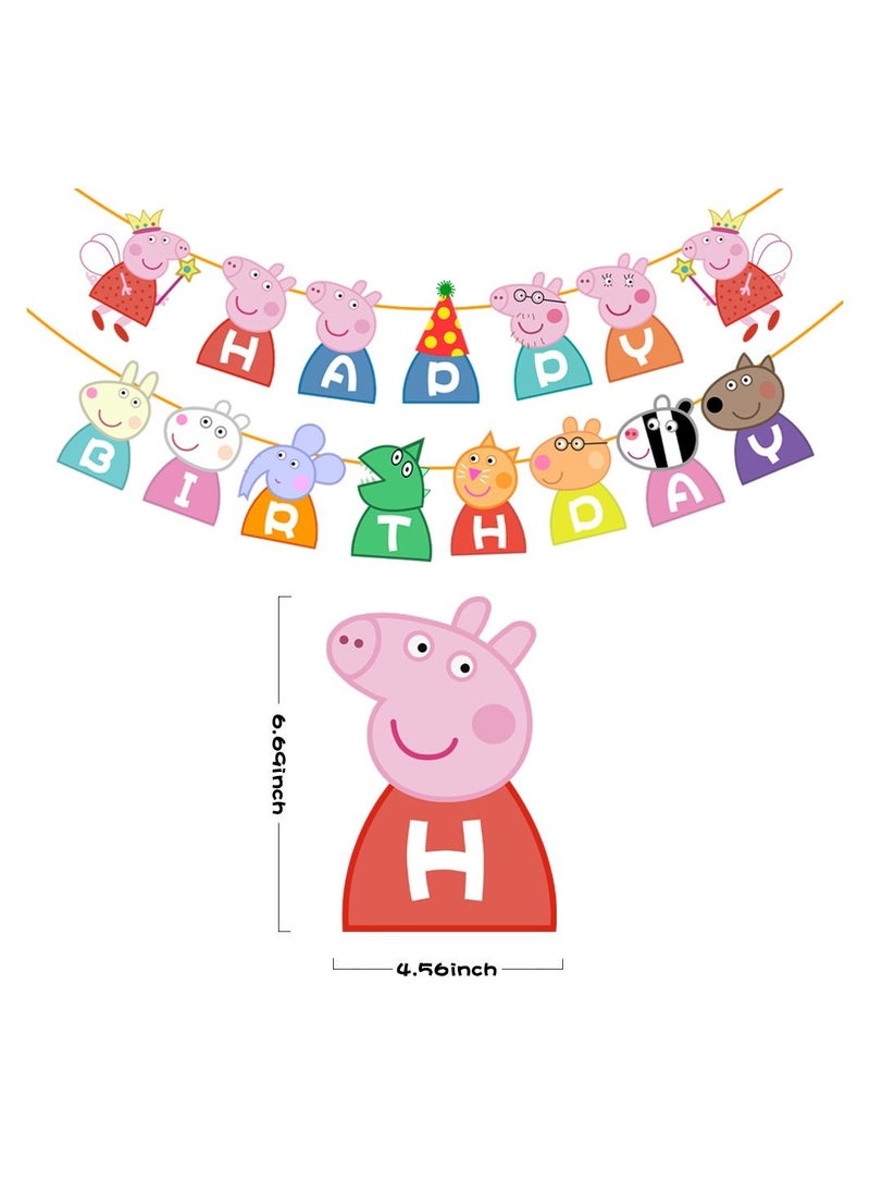LA FIESTA - Peppa Birthday Decorations for Kids - Image 1