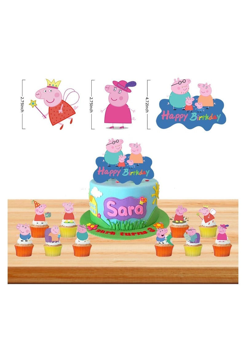 LA FIESTA - Peppa Birthday Decorations for Kids - Image 1