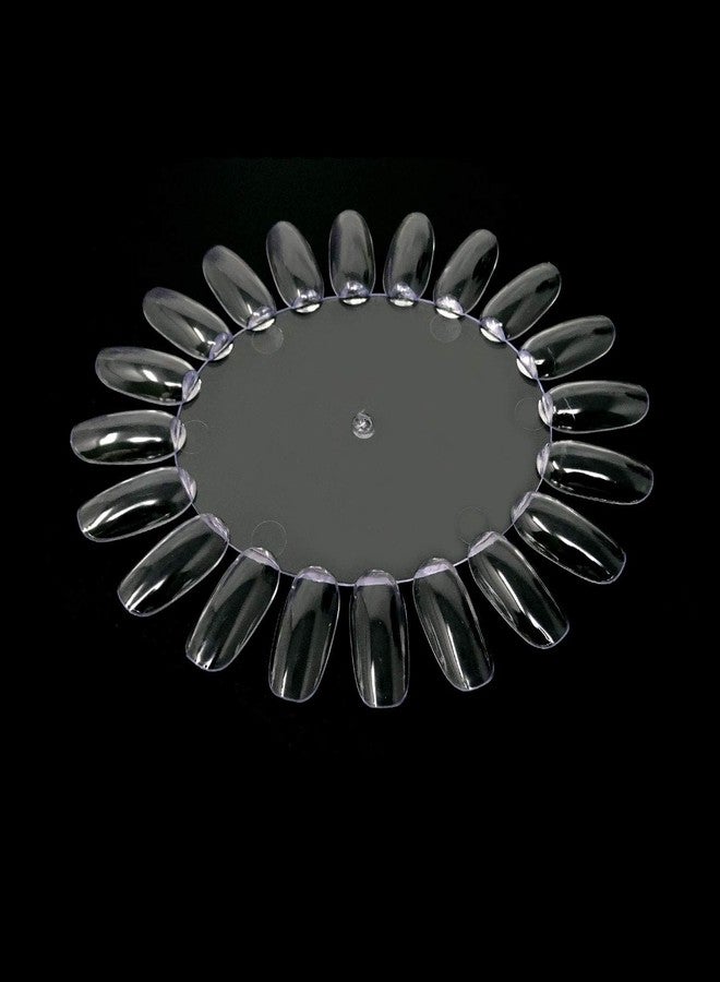 Honbay 20PCS Plastic 20 Tips False Nail Swatches Wheels Nail Art Color Polish Display Wheel for Manicure - Image 3