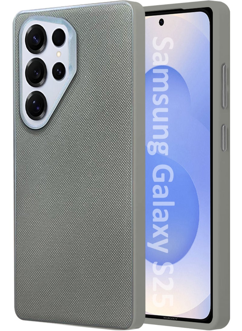 CATANES Samsung Galaxy S25 Ultra Vegan Leather Case Cover, Slim Fit, Raised Edges for Camera and Screen Protection - Image 1