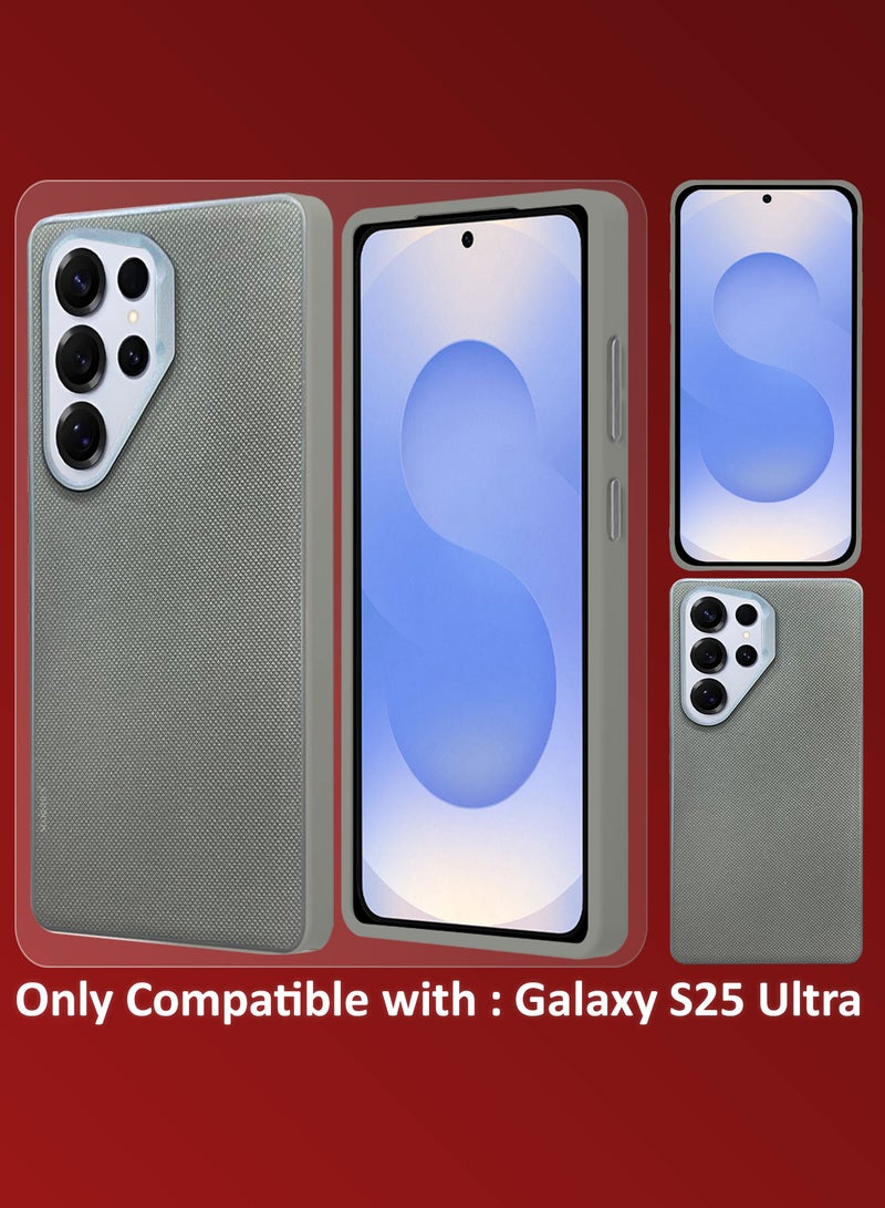 CATANES Samsung Galaxy S25 Ultra Vegan Leather Case Cover, Slim Fit, Raised Edges for Camera and Screen Protection - Image 2