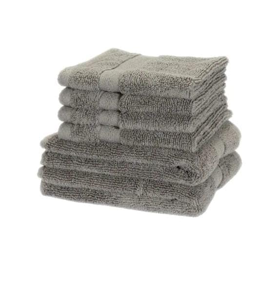 Bezzilish Home Bezzilish Home Beautiful Bath Hand face Towel Pack of 6 2 Bath 2 Hand 2 face Towel Special Wedding Gift Purpose Rate-(Gry-32x72) 