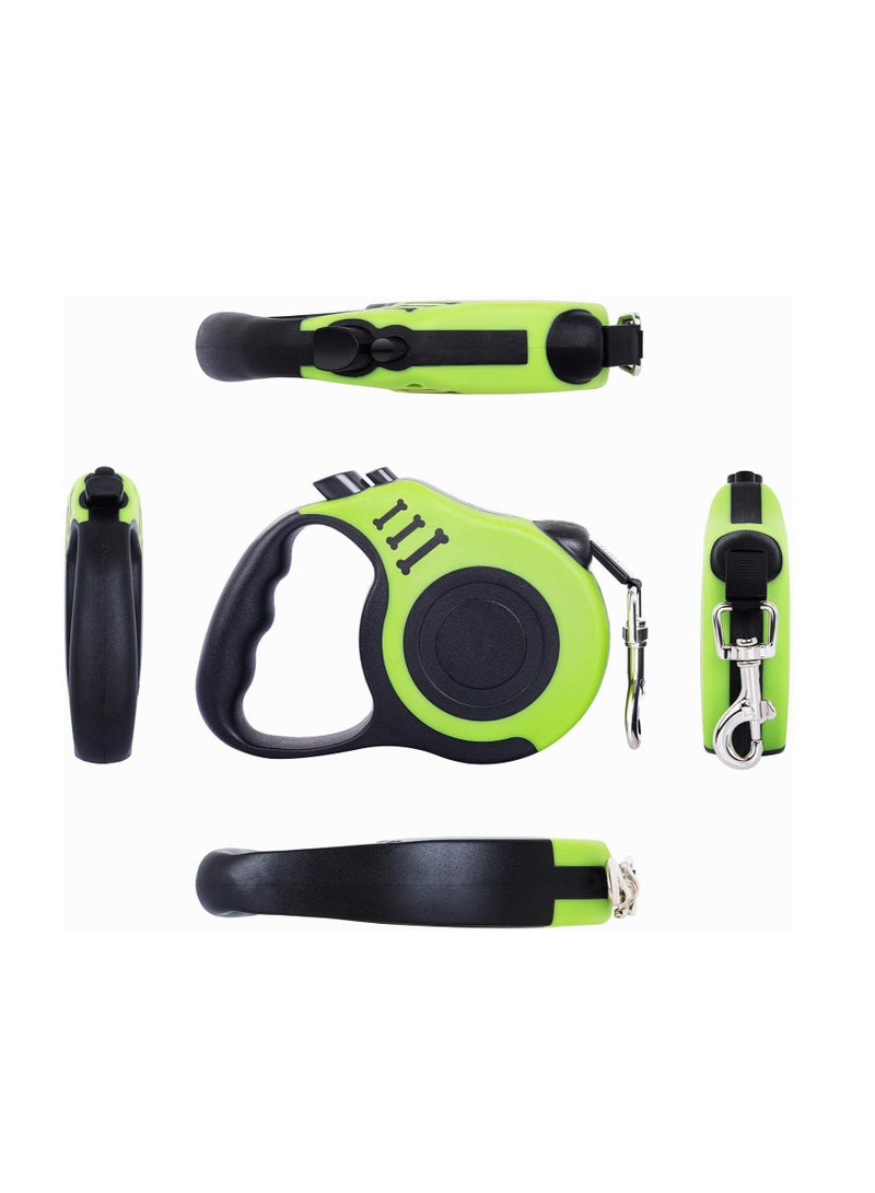 Arabest Dog Automatic Telescopic Traction Rope, 5m Traction Rope 360° Tangle-Free with Anti-Slip Handle, One-Handed Brake, Pause and Lock, Traction Rope for Small Medium Large Dogs (Grey) - Image 5