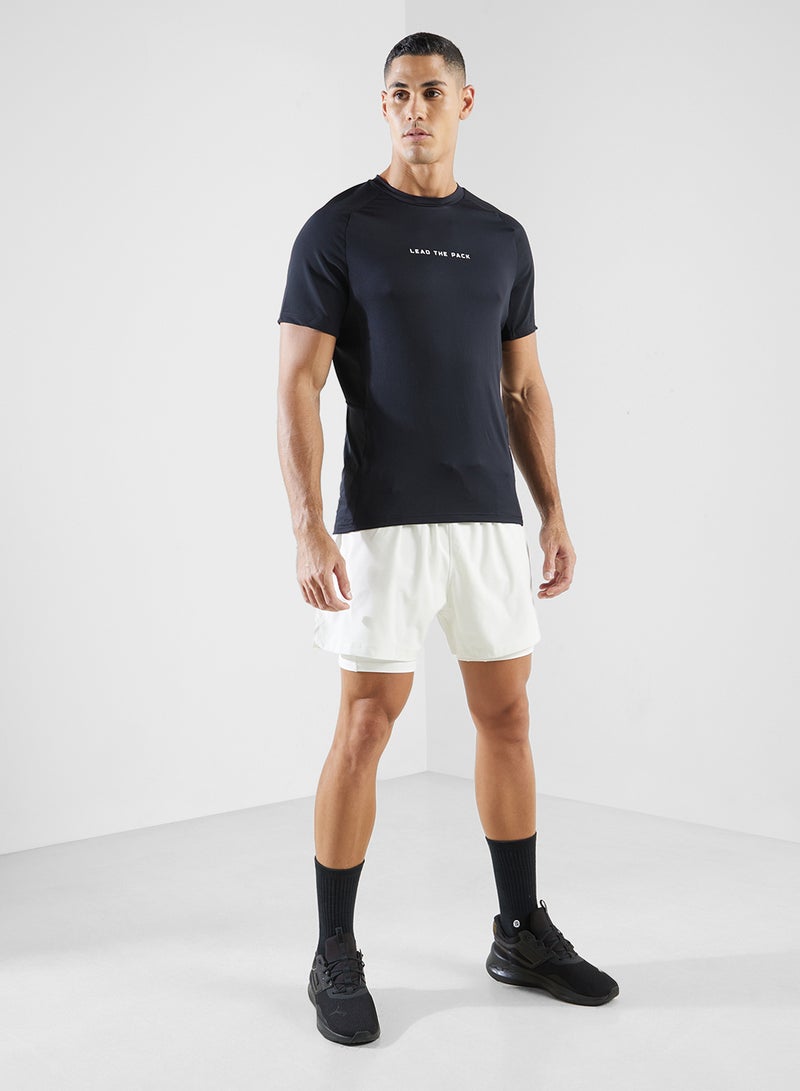 SQUATWOLF Statement Ribbed Tech T-Shirt - Image 4