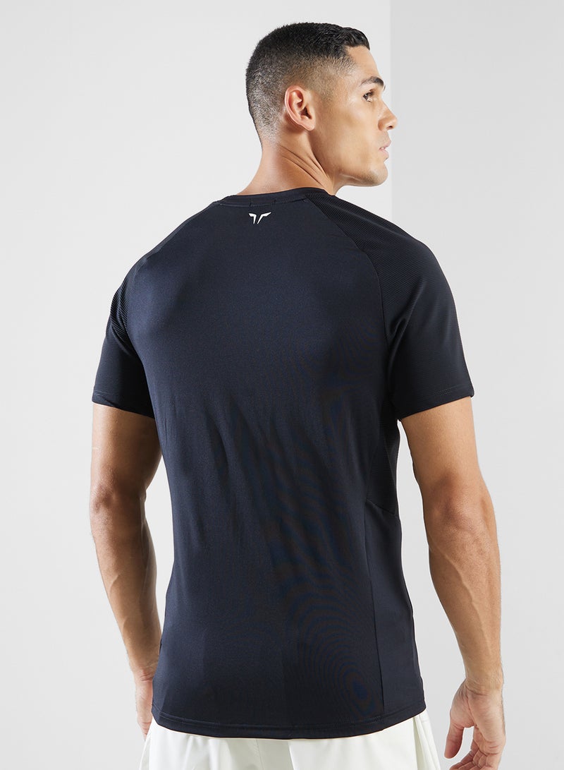 SQUATWOLF Statement Ribbed Tech T-Shirt - Image 2