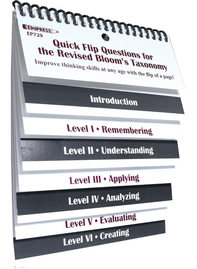 Edupress EP-729 Revised Bloom’s Taxonomy Quick Flip Questions