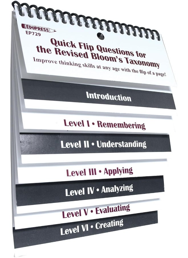 null - Edupress EP-729 Revised Bloom’s Taxonomy Quick Flip Questions - Image 1