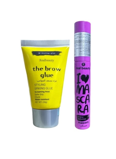 I Love Mascara + Eyebrow Glue