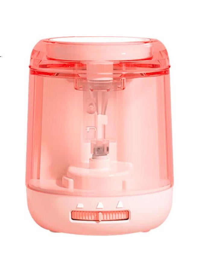 M.G M&G Stationery Electric Pencil Sharpener, Push-Button Semi-Automatic Pencil Sharpener, Three-Level Thickness Adjustable Sharpener, Rechargeable Lithium Battery/Wolfram Steel Blade, Pink Aps906K0 - Image 1