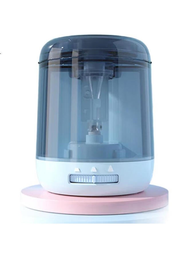 M.G M&G Stationery Electric Pencil Sharpener, Push-Button Semi-Automatic Pencil Sharpener, Three-Level Thickness Adjustable Sharpener, Rechargeable Lithium Battery/Wolfram Steel Blade, Pink Aps906K0 - Image 3