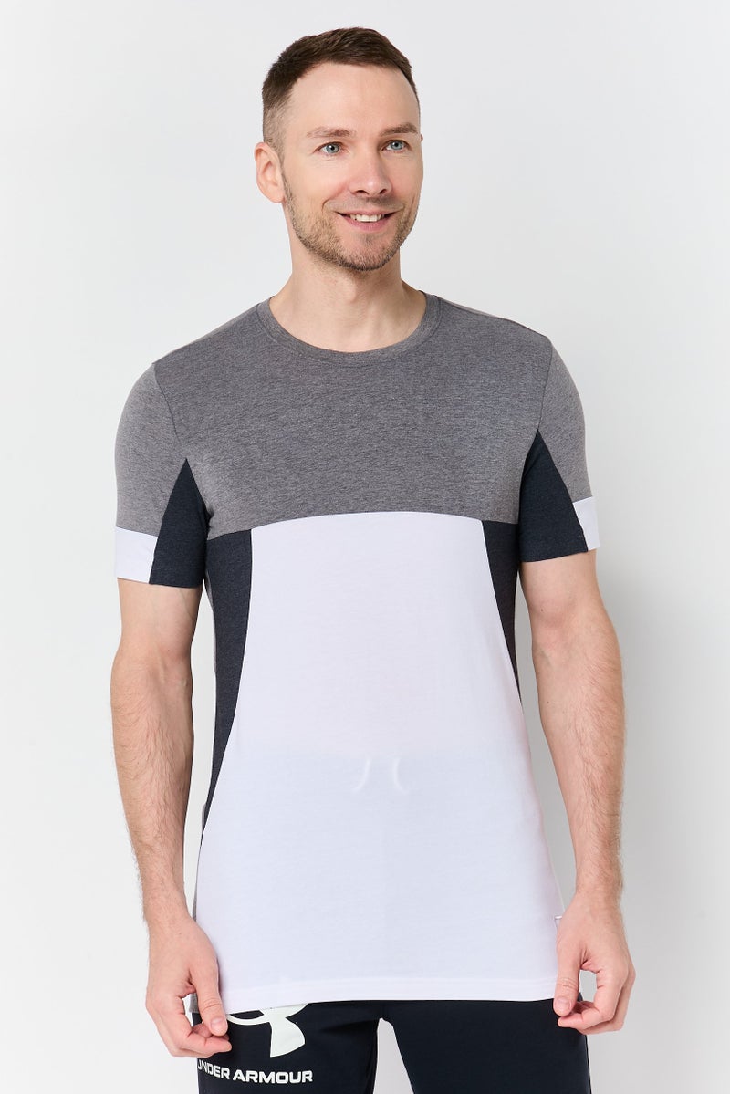 UNDER ARMOUR Men Fitted Short Sleeve Outdoor T-Shirt, Multicolor - Image 1