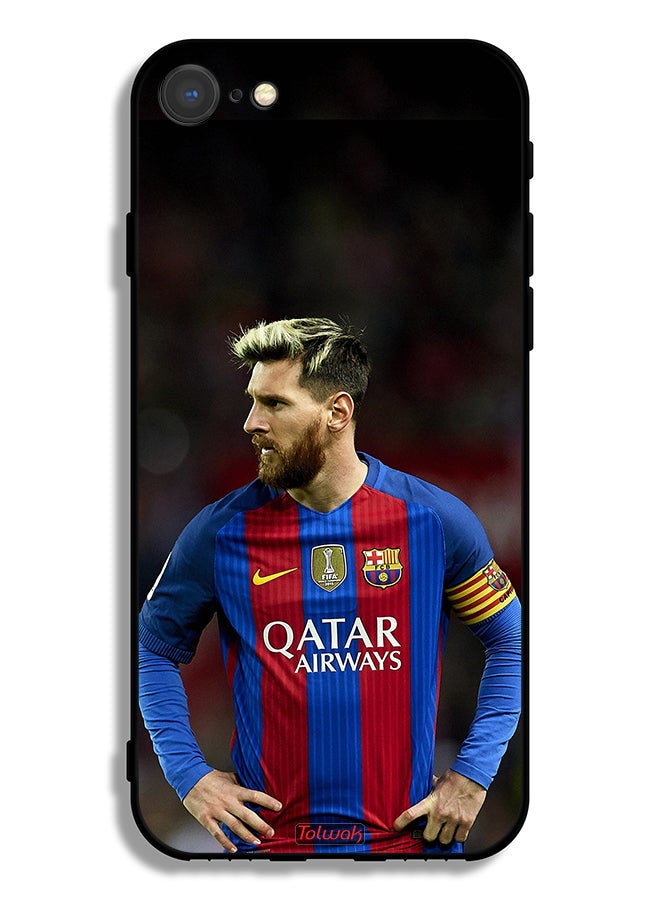Tolwak Apple iPhone SE (2020) Protective Case Messi Barcelona - Image 2
