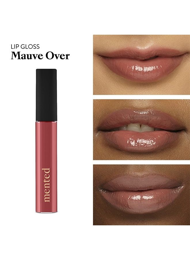 Mented Cosmetics | Nude Dark Pink Lip Gloss, Mauve Over | Vegan, Paraben-Free, Cruelty-Free Gloss Topper | Long Lasting and Moisturizing Lipgloss - Image 1