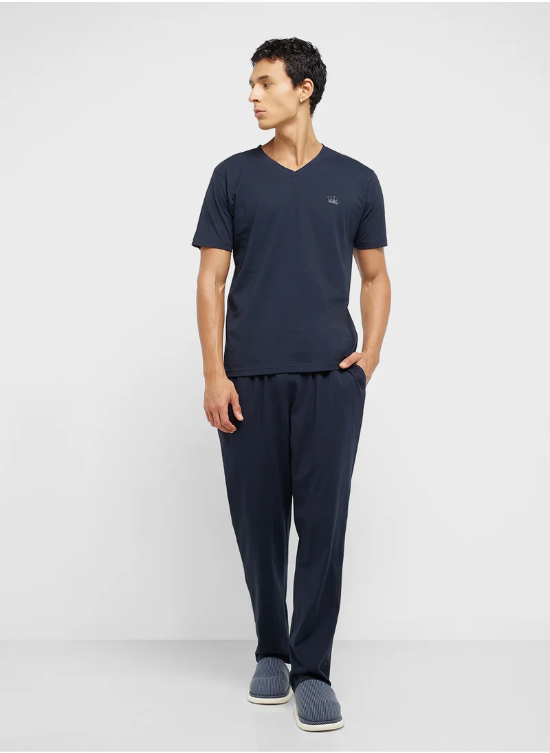 سفنتي فايف Nightwear T-Shirt & Pants Sets