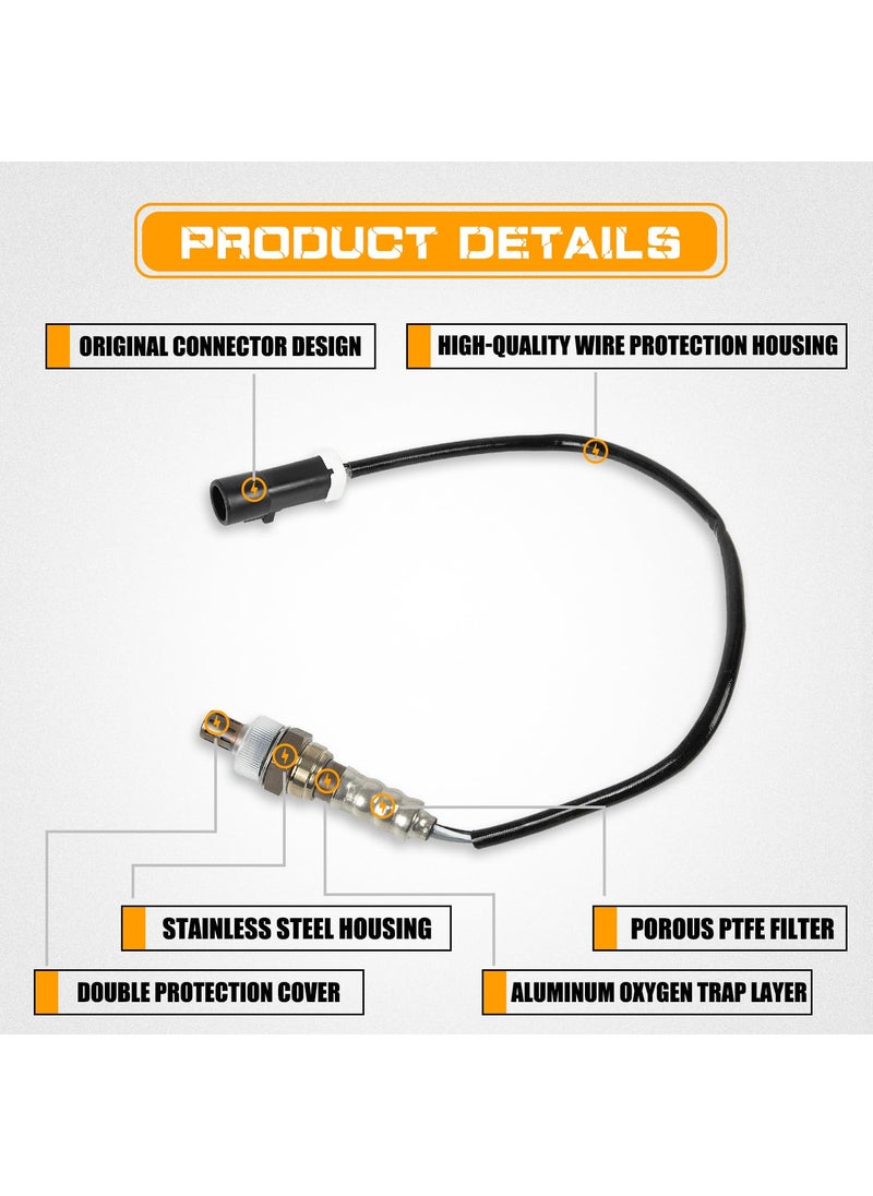 RANSOTO O2 Oxygen Sensor 15717 Downstream Upstream Compatible with 1990-2014 Ford F150 F250 F350 Ranger Escape Explorer Lincoln Mazda Mercury Replaces 15716 15718 Set of 4  - Image 4
