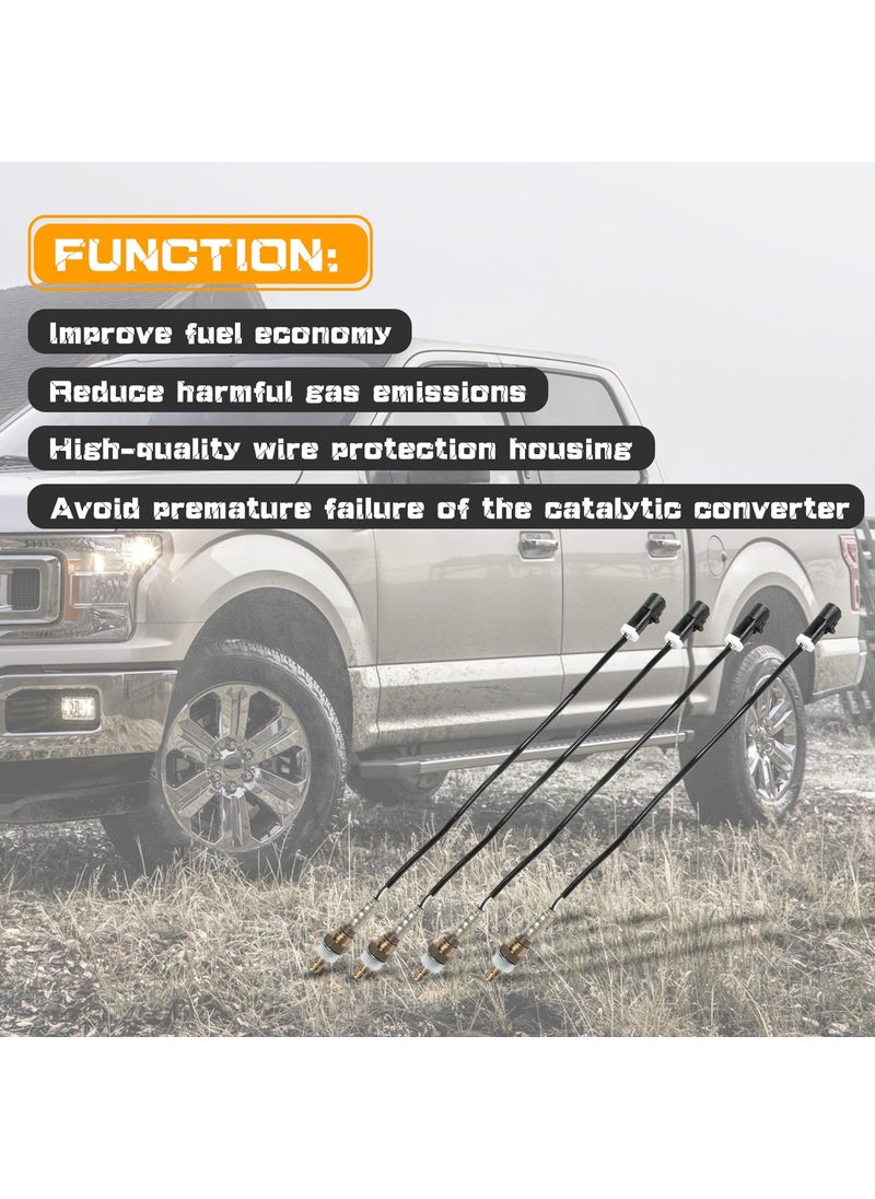 RANSOTO O2 Oxygen Sensor 15717 Downstream Upstream Compatible with 1990-2014 Ford F150 F250 F350 Ranger Escape Explorer Lincoln Mazda Mercury Replaces 15716 15718 Set of 4  - Image 5
