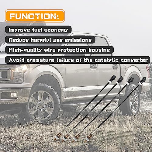 RANSOTO حساس أكسجين O2 15717 متوافق مع 1990-2014 فورد F150 F250 F350 رينجر إيسكايب إكسبلورر لينكولن مازدا ميركوري يستبدل 15716 15718 مجموعة من 4 - Image 5