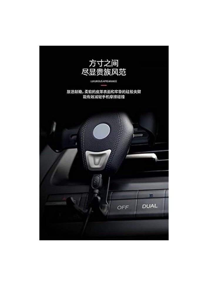 Wireless Charger with Gravity Car Mount Holder