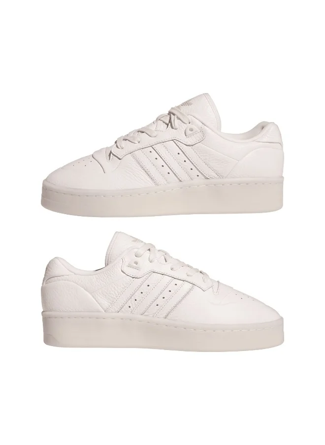 اديداس Adidas Rivalry Lux Low White Basketball Shoes For Unisex 3