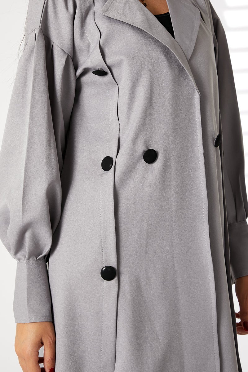 Moistreet Barbie Crepe Trench Coat Set - Image 4