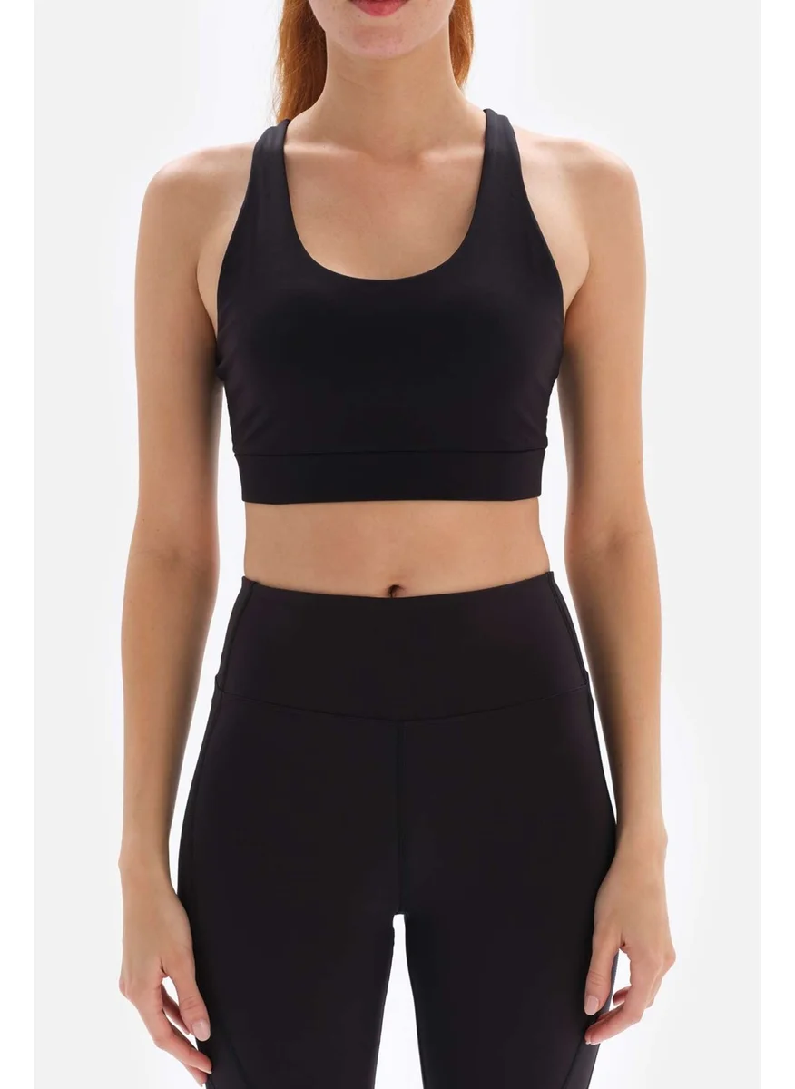 dagi Black Women's Cross Back Strap Sports Bra Pa