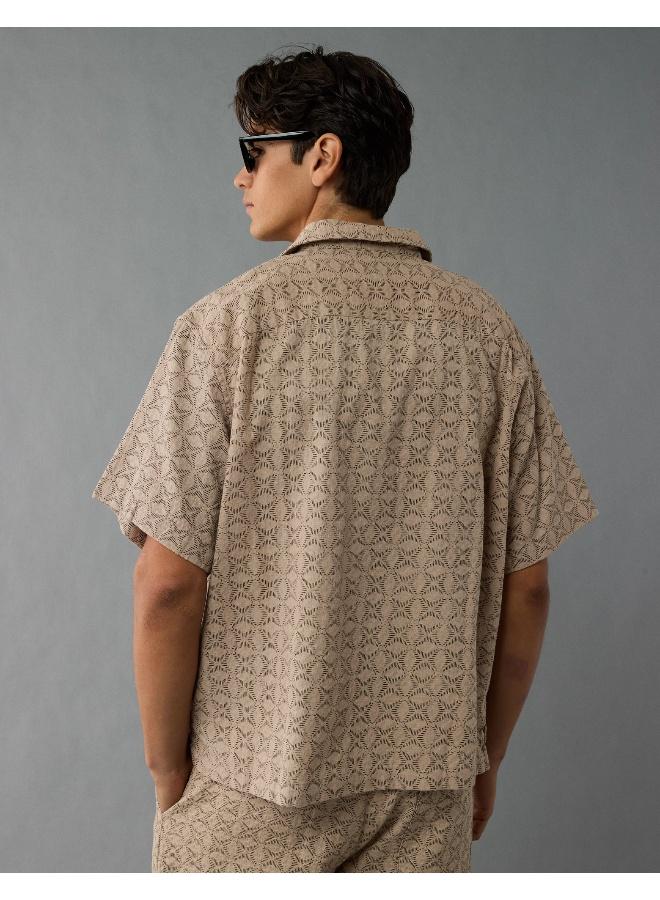 امريكان ايجل قميص  بأزرار مطبوع للمسبح - Image 4