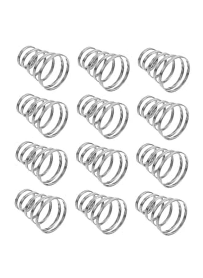 Stainless Steel Bike Skewer Springs 12pcs Wheel Hub Replacement for Mountain Road Bikes - Image 1